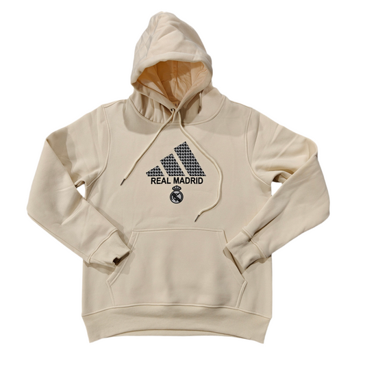 Real Madrid Beige Hoodie