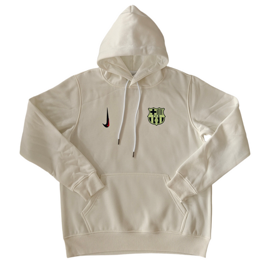 FC Barcelona White Hoodie