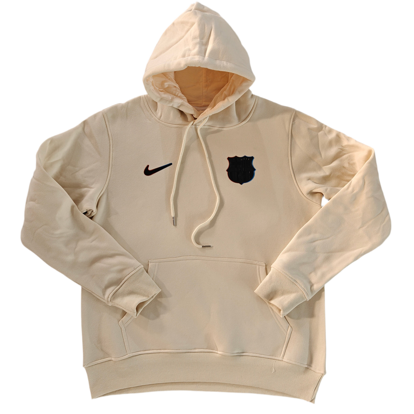 FC Barcelona Beige Hoodie