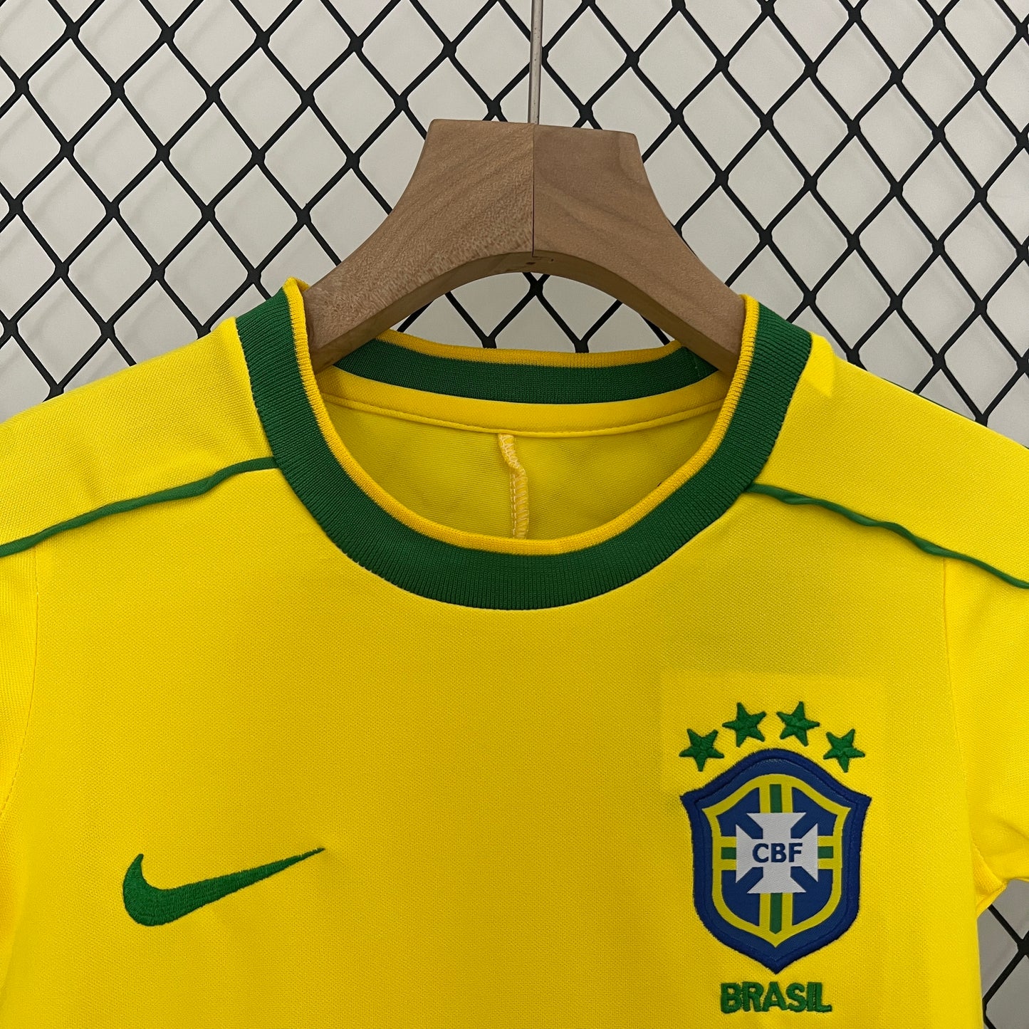 Brazil Home kids Football shirt 1998