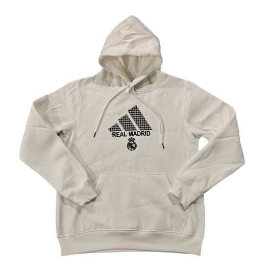 Real Madrid White Hoodie