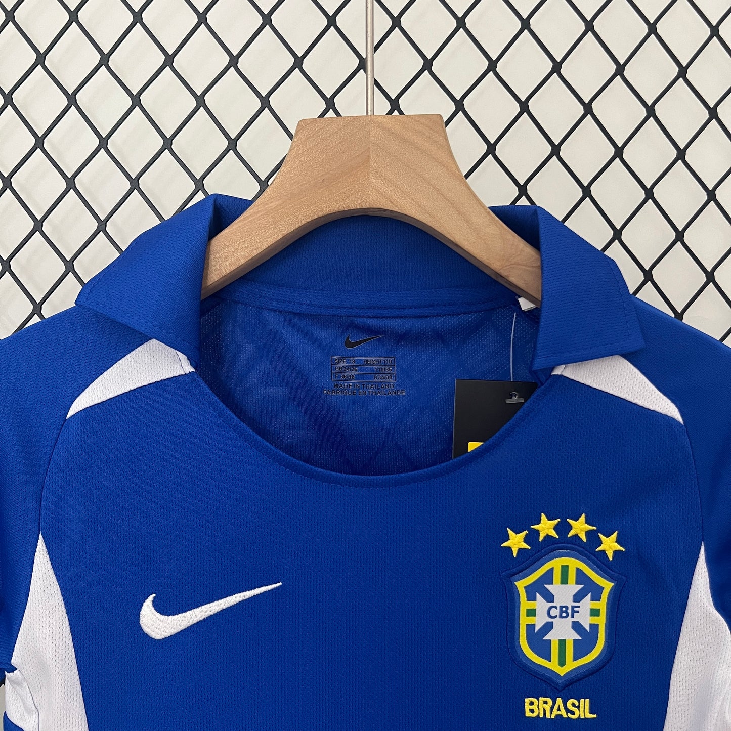 Brazil Away kids Football shirt 2002