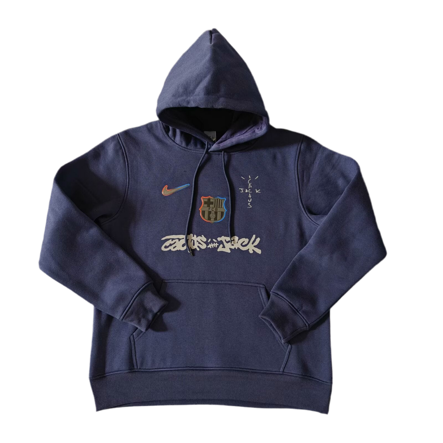 FC Barcelona Blue Travis Scott Hoodie