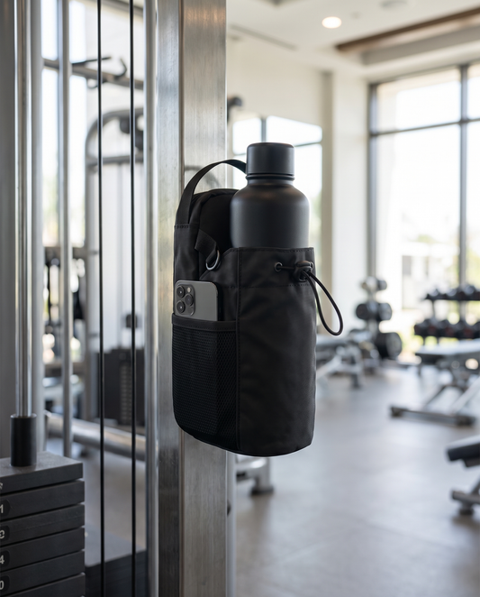 Gym Bag That Sticks to Equipment