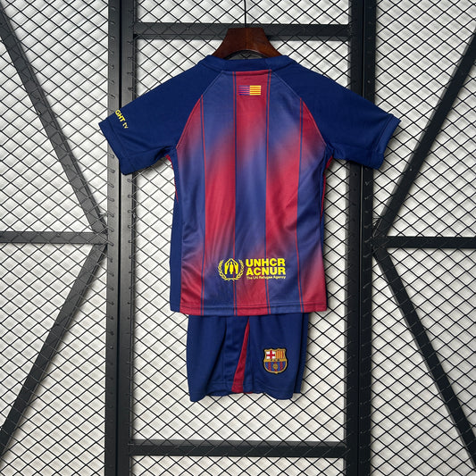 FC Barcelona Home kids Football shirt 2025/26