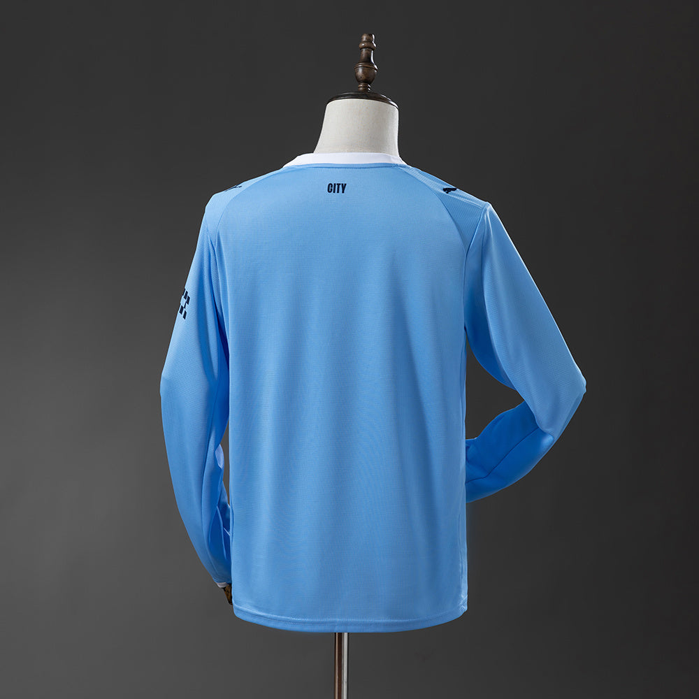 Manchester City Home Football Long sleeve shirt 2025/26
