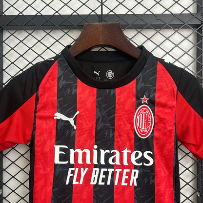 Milan Home kids Football shirt 2025/26