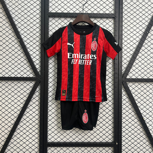 Milan Home kids Football shirt 2025/26