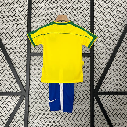 Brazil Home kids Football shirt 1998