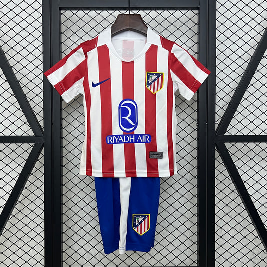 Atletico Madrid Home kids Football shirt 2025/26