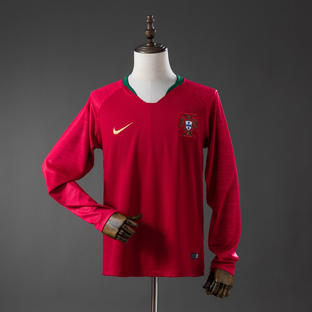 Portugal Home Football Long sleeve shirt 2017/18