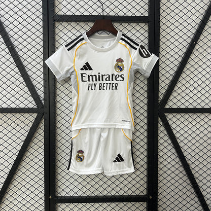 Real Madrid Home kids Football shirt 2025/26