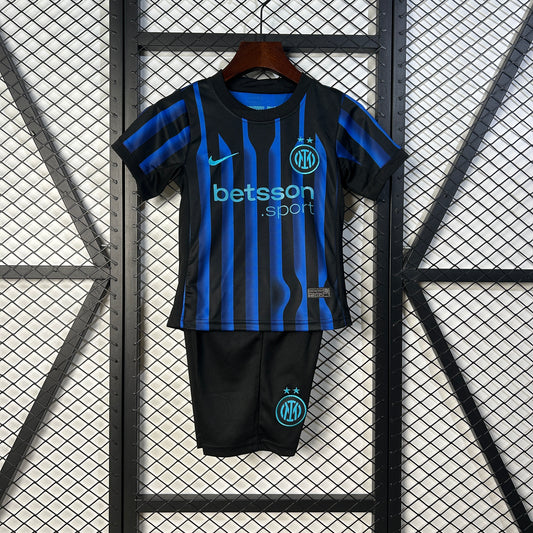 Inter Milan Home kids Football shirt 2025/26