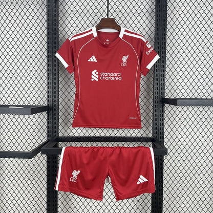 Liverpool Home kids Football shirt 2025/26