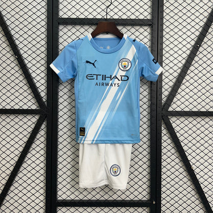 Manchester City Home kids Football shirt 2025/26