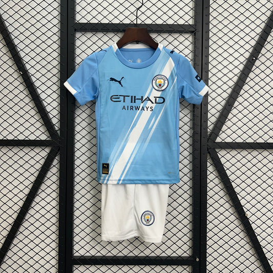 Manchester City Home kids Football shirt 2025/26
