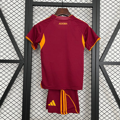 Roma FC Home kids Football shirt 2025/26
