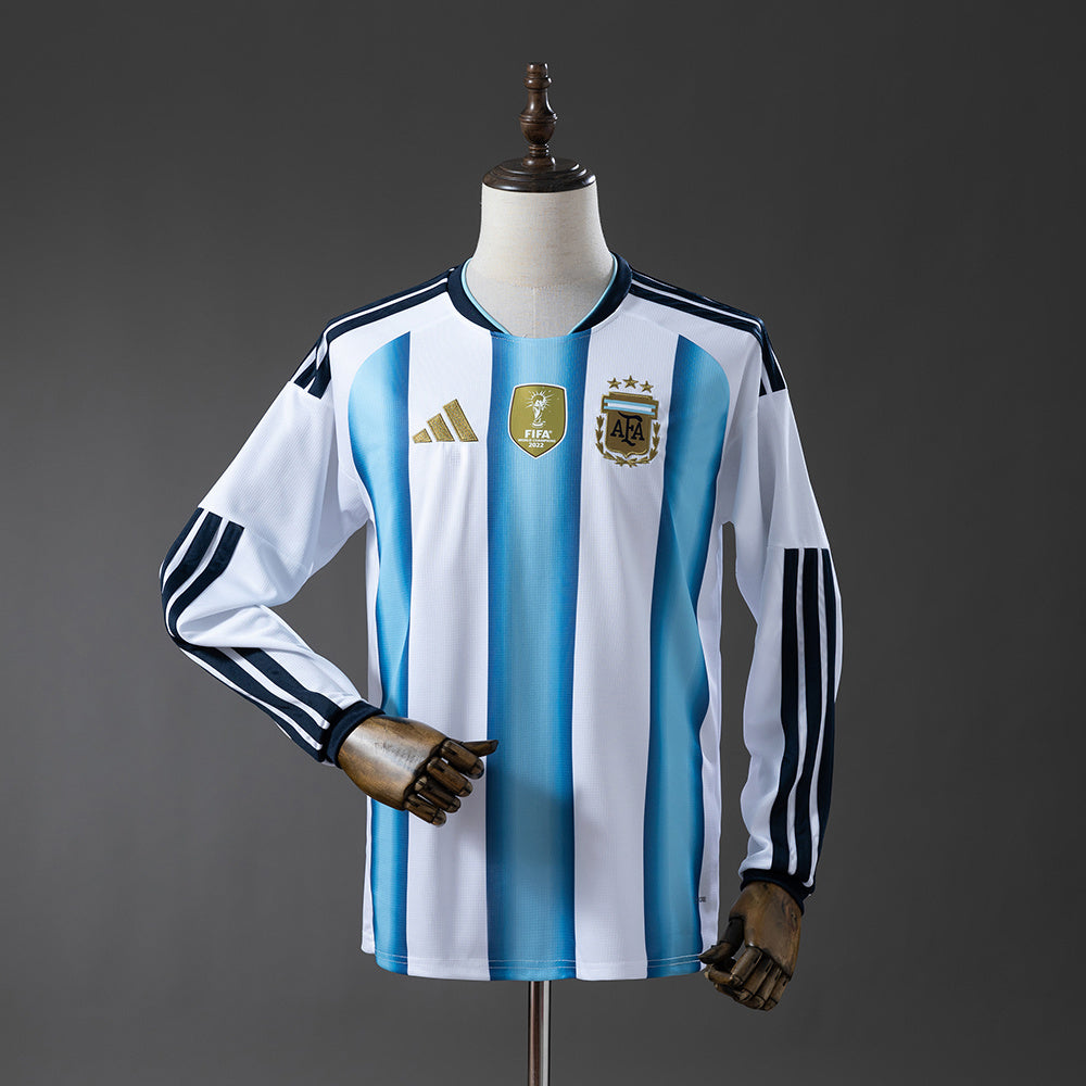 Argentina Home Football Long sleeve shirt World Cup 2026