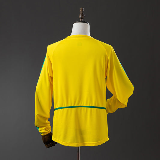 Brazil Home Football Long sleeve shirt 2001/02
