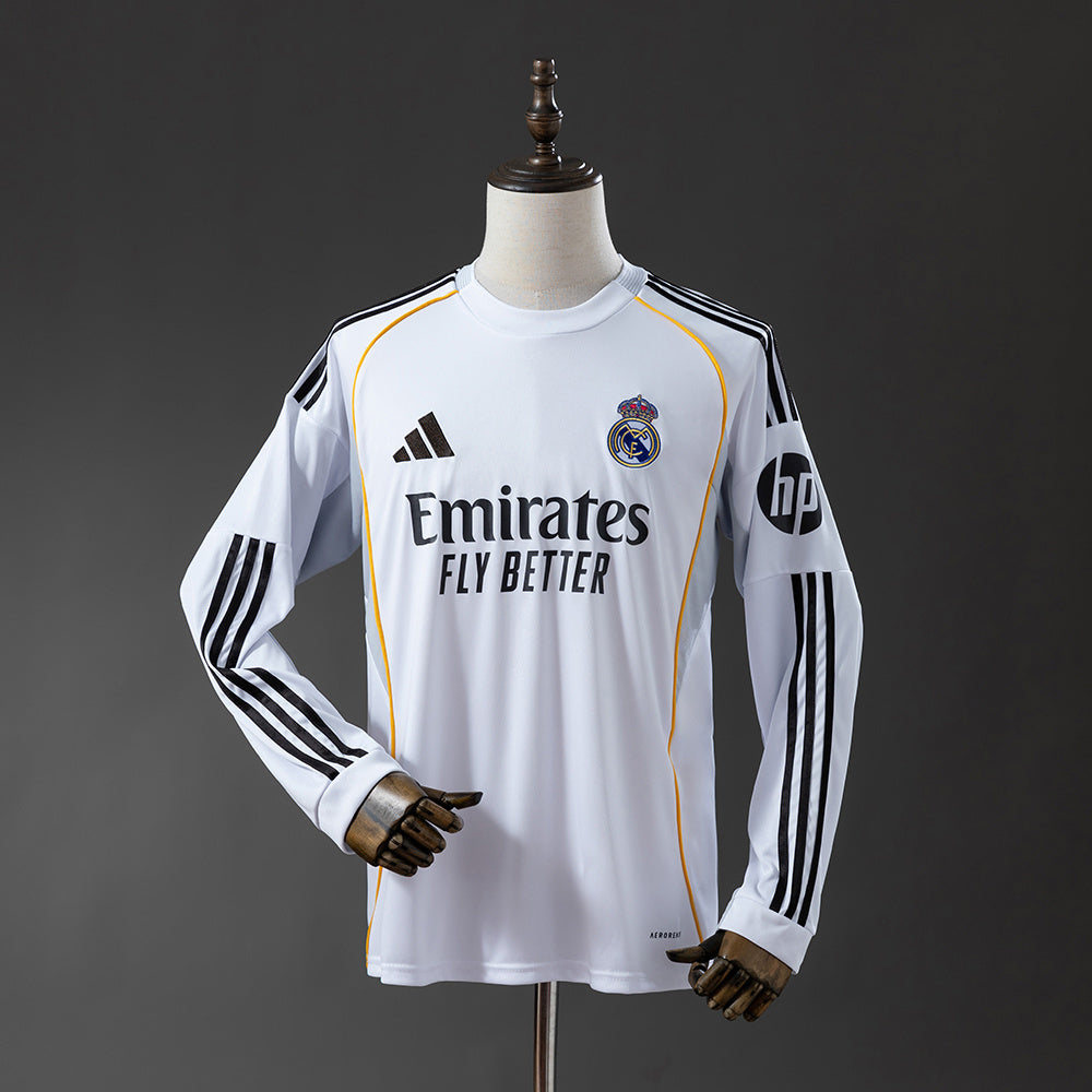 Real Madrid Home Football Long sleeve shirt 2025/26