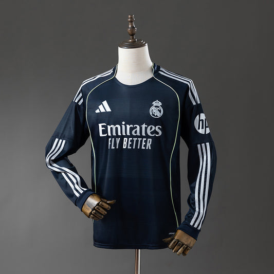Real Madrid Away Football Long sleeve shirt 2025/26