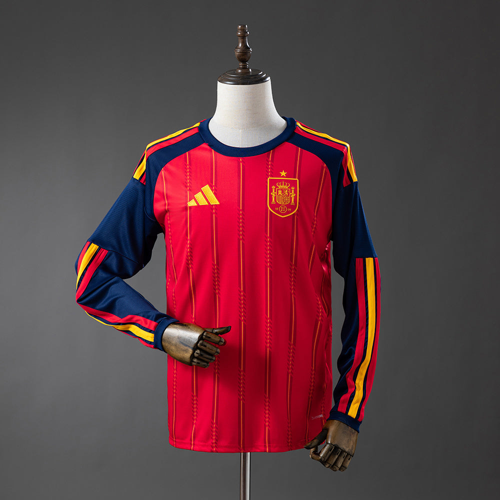 Spain Home Football Long sleeve shirt World Cup 2026